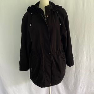 Liz Claiborne Liz wear Black Coat